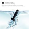 Bullet type vibrator sex toys for men and women; heated remote control anal plug vibrator