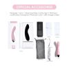 Female G-spot Vibrator and Adult Sex Toy; Pink and Purple
