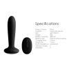 Bullet type vibrator sex toys for men and women; heated remote control anal plug vibrator