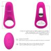 10 Vibration Modes Soft Design Waterproof Silicone Vibrating Lock Tool Ring Tshirt Sunglasses
