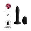 Bullet type vibrator sex toys for men and women; heated remote control anal plug vibrator