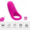 10 Vibration Modes Soft Design Waterproof Silicone Vibrating Lock Tool Ring Tshirt Sunglasses